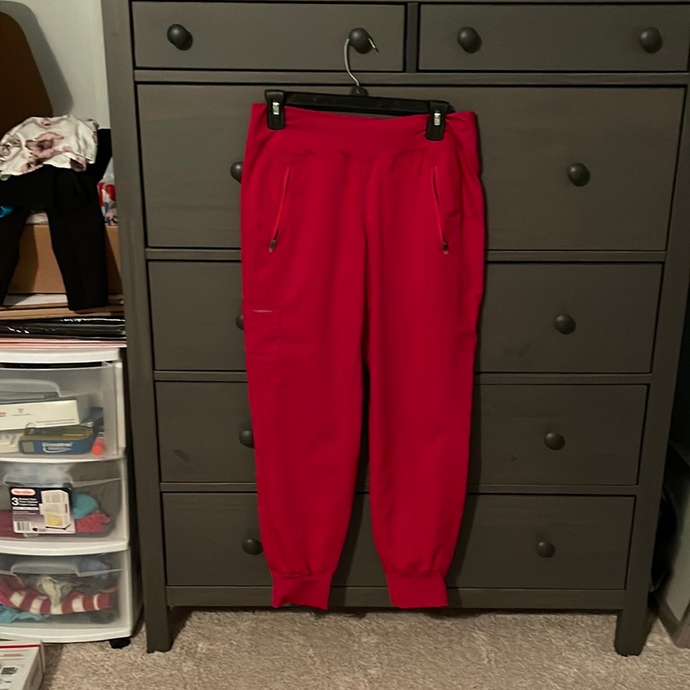 Healing hands jogger scrub pants